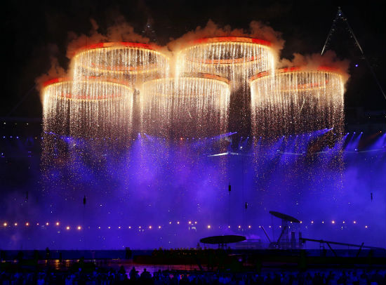Un momento de la ceremonia de inauguración de los Juegos Olímpicos de Londres 2012. © GTRESONLINE