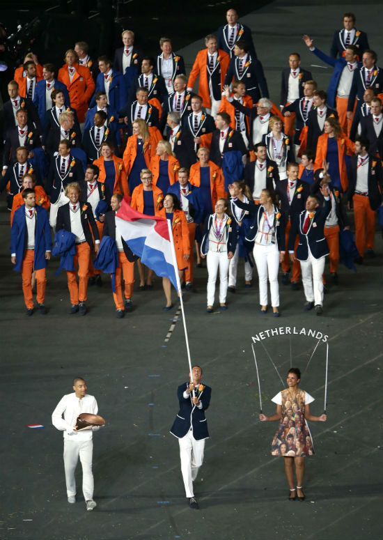 El colorido y los diversos estilismos propuestos han convertido a Holanda en toda una referencia en el estadio olímpico. © GTRESONLINE